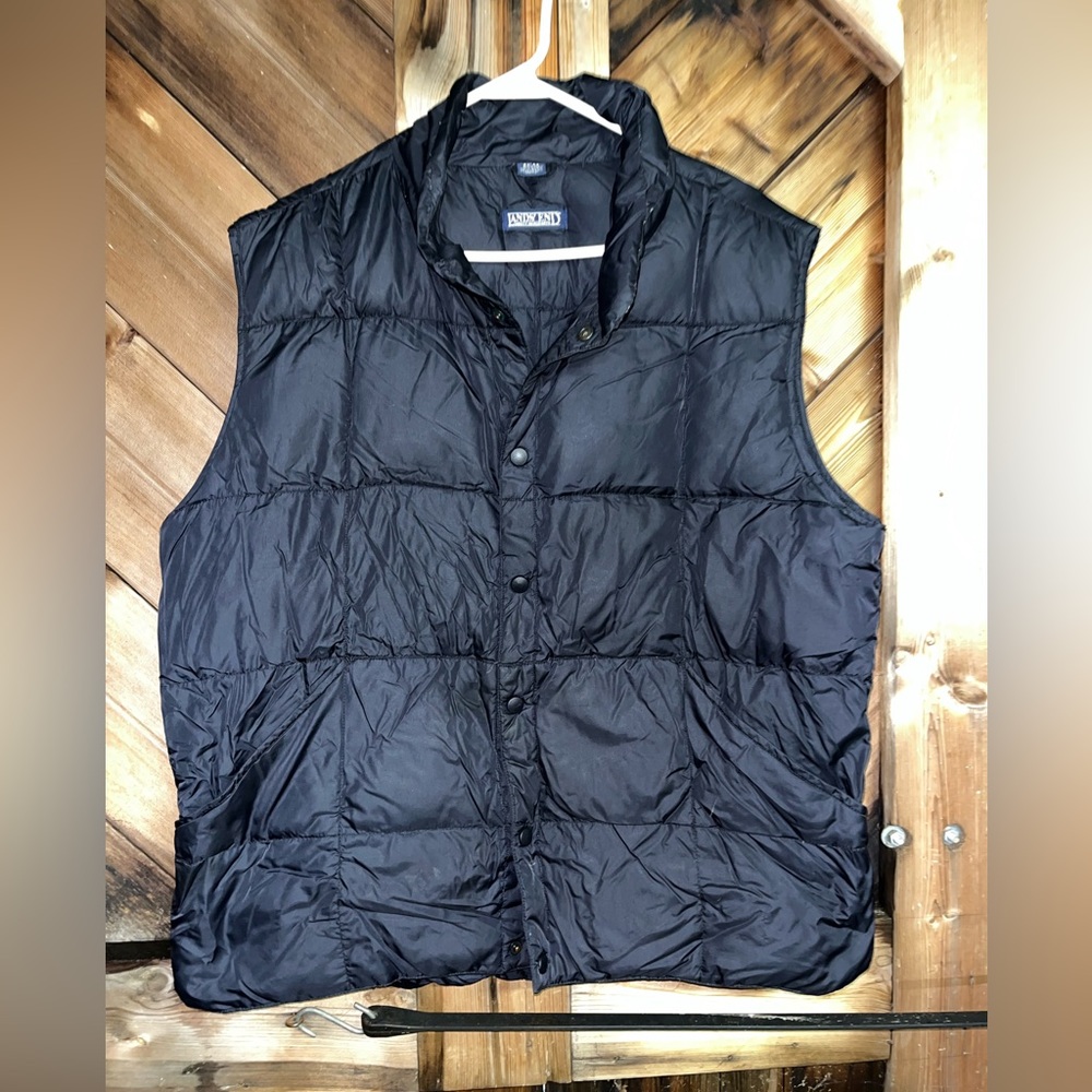 Lands End down vest